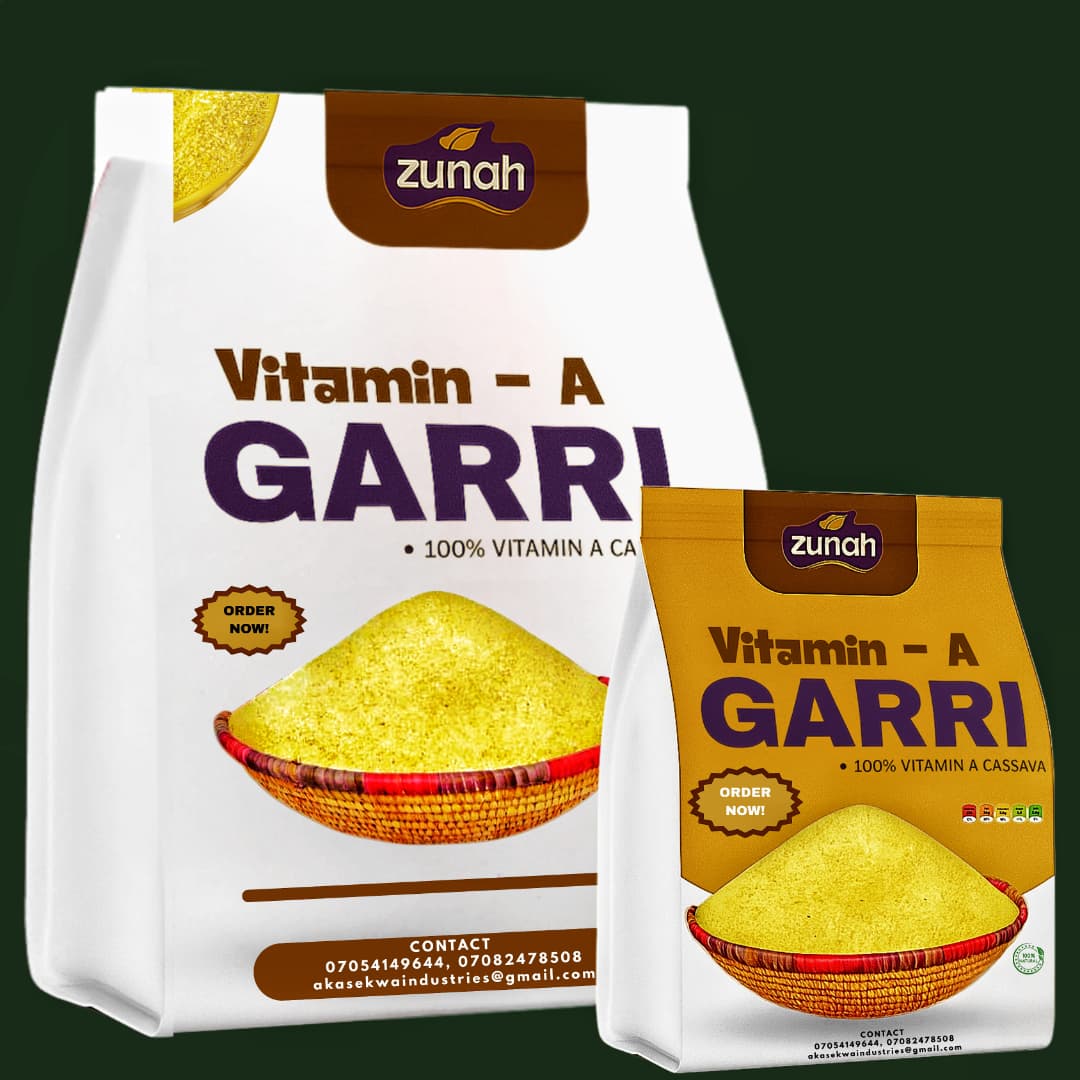 Zunah Vit A Garri.